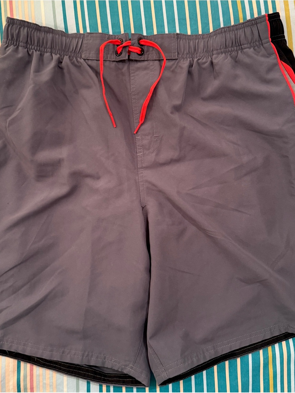 Nike - Men's Grey Lined Athletic Shorts